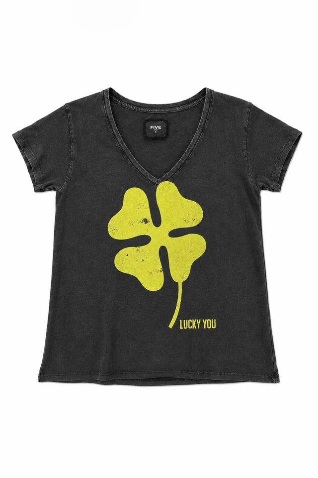Five Jeans Clover Tee - Mouse