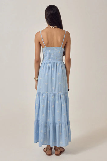 Maison Hotel Etta Sunny Dress in Sky Blue