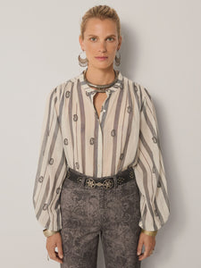 You added <b><u>Maison Hotel Perla Blouse in Ivory Paisley</u></b> to your cart.
