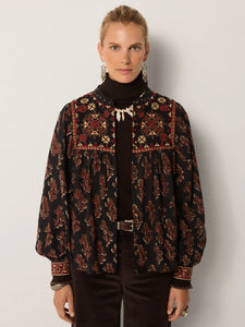 You added <b><u>Maison Hotel Scarlet Blouse in Black Coffee</u></b> to your cart.