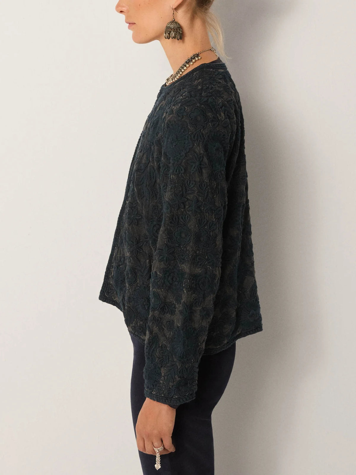 Maison Hotel Balani Jacket in Dark Blue