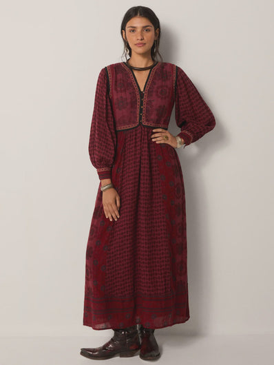 Maison Hotel Ginerva Dress in Bordeaux