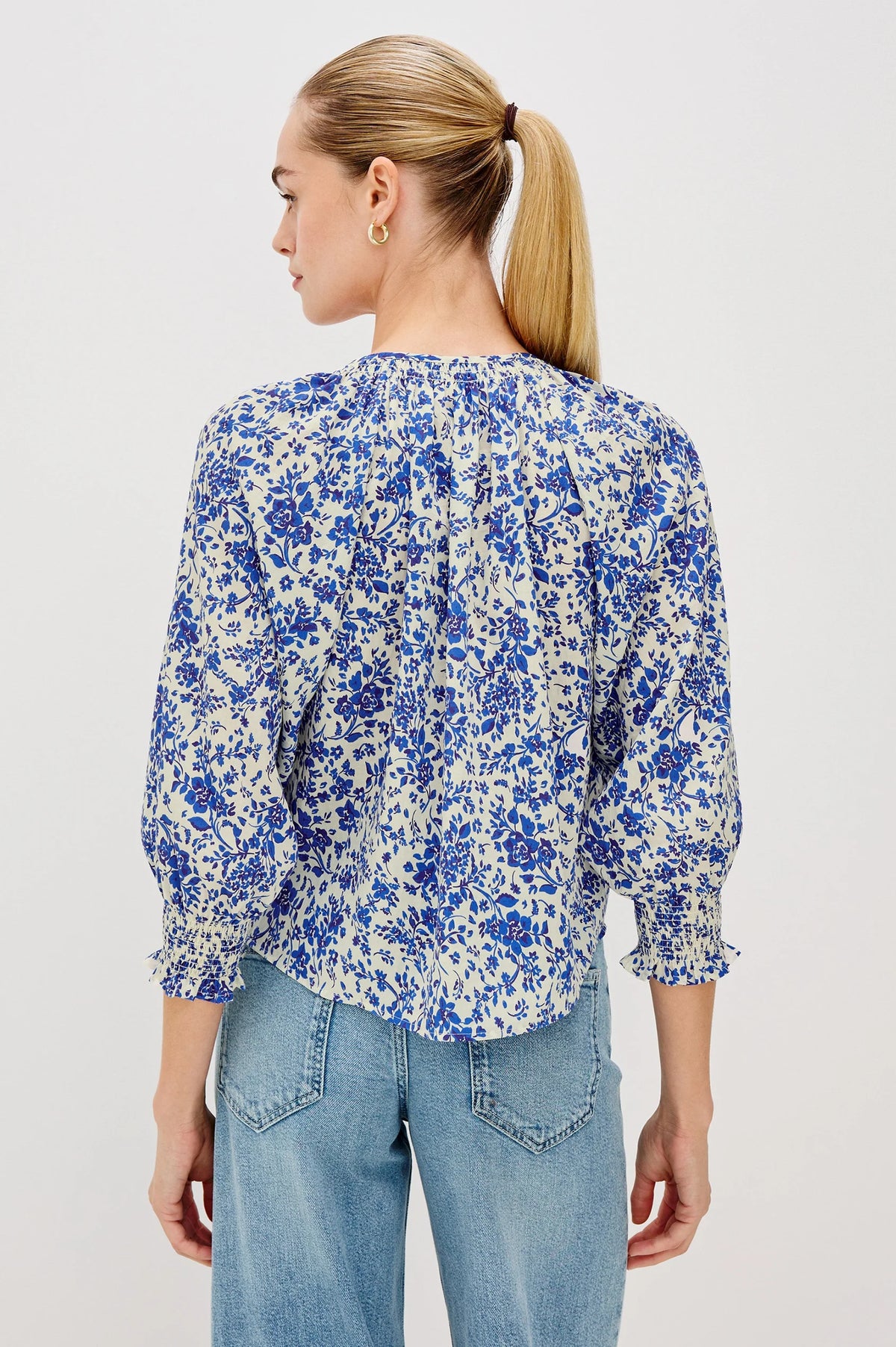 RAILS Mariah Top in Blue Margurite