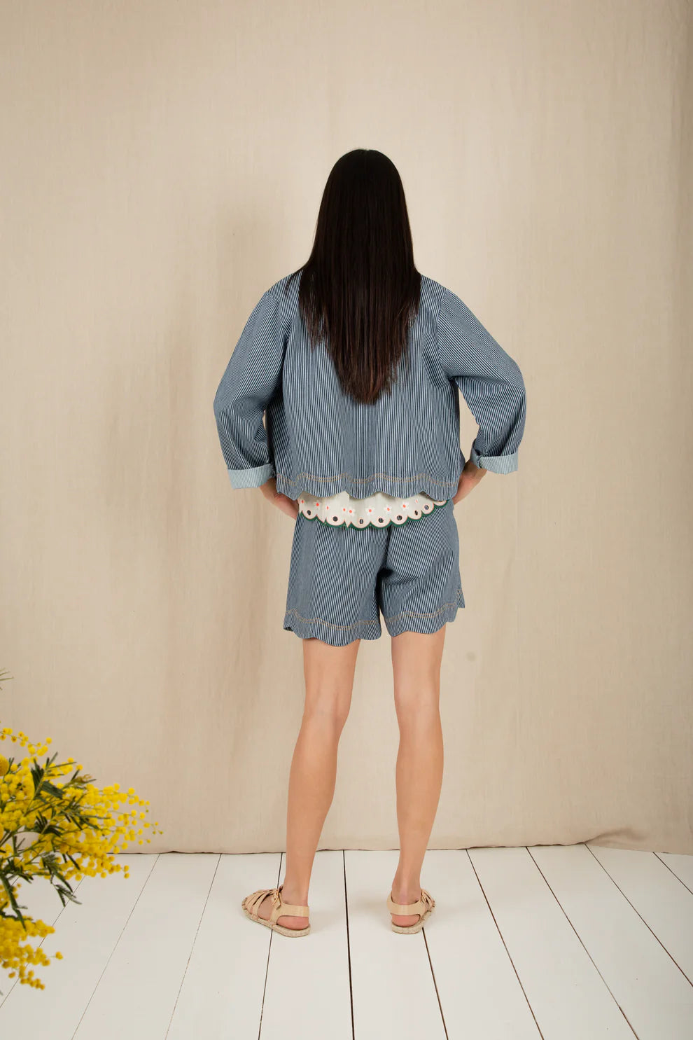 BONTE Marie Jacket in Ticking