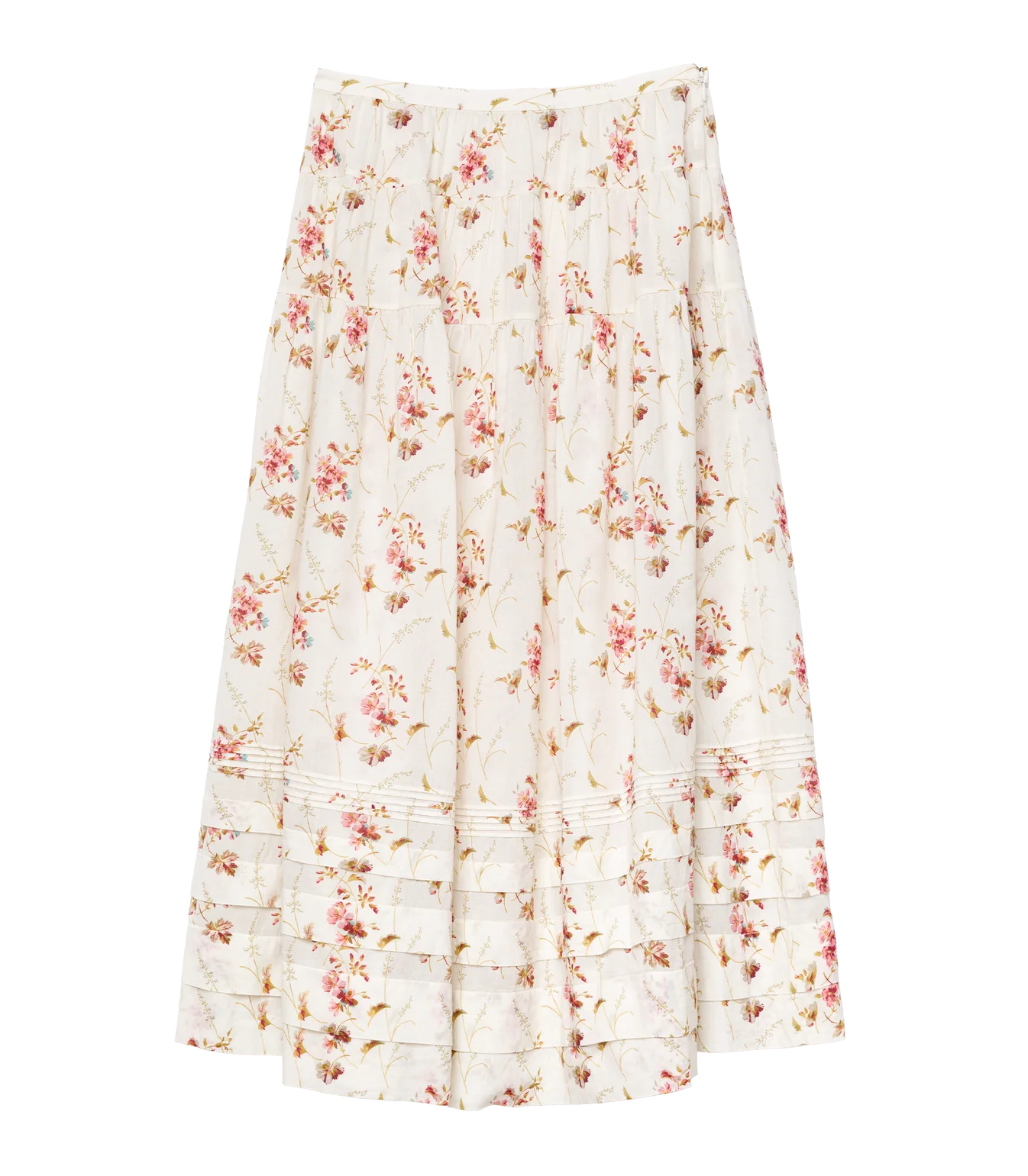 DÔEN Marie Skirt in Blanc Prairie Rose