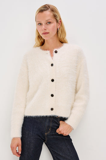 RAILS Melo Cardigan in Ivory