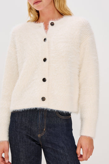 RAILS Melo Cardigan in Ivory
