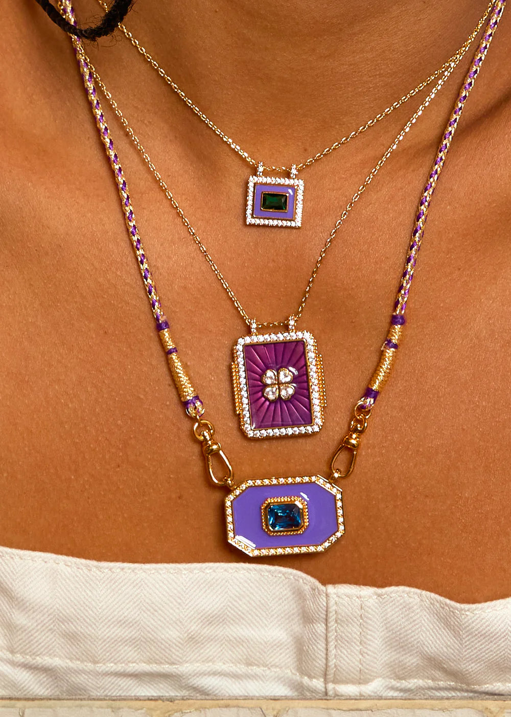 MYA BAY Trefle Boheme Necklace - Gold