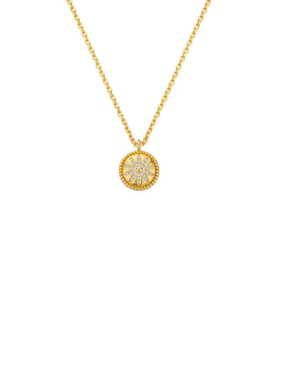 MYA BAY Flower Necklace - Ivory