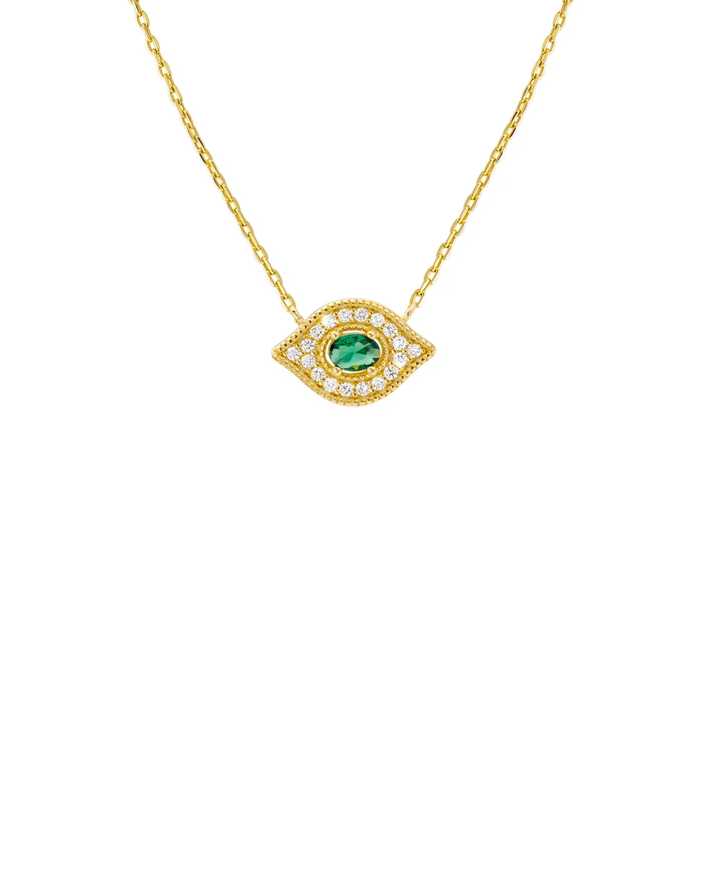 MYA BAY Majestic Eye Necklace - Green