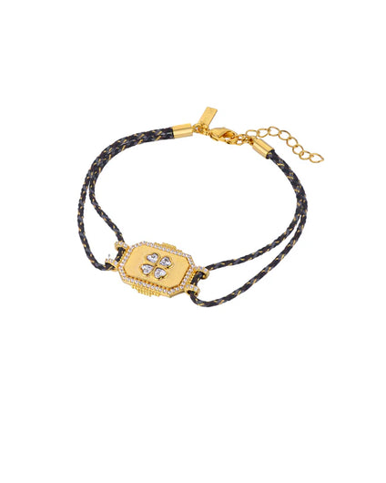 MYA BAY Trefle Boheme Bracelet - Black