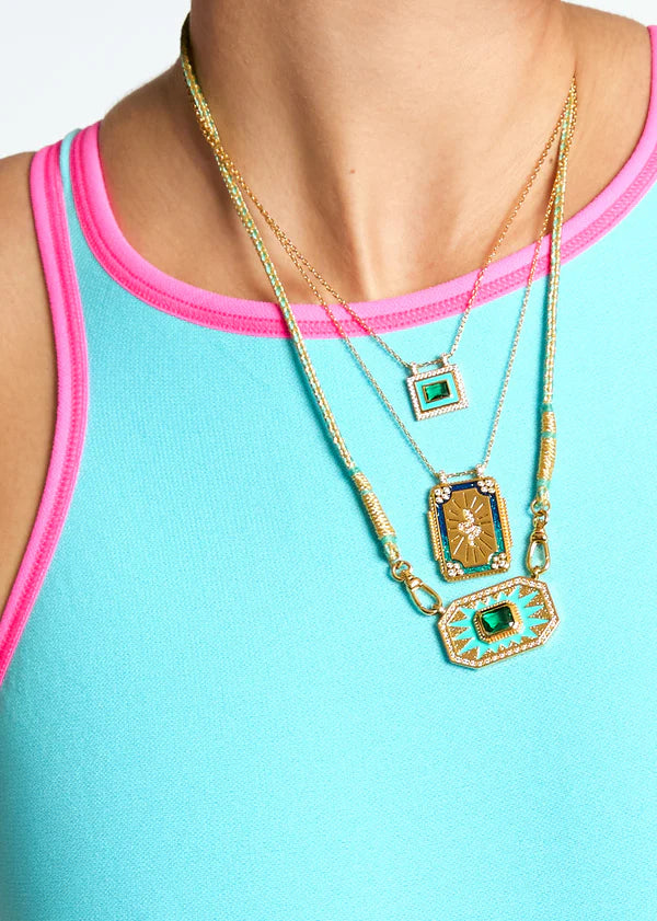 MYA BAY Yucatan Necklace - Light Turquoise