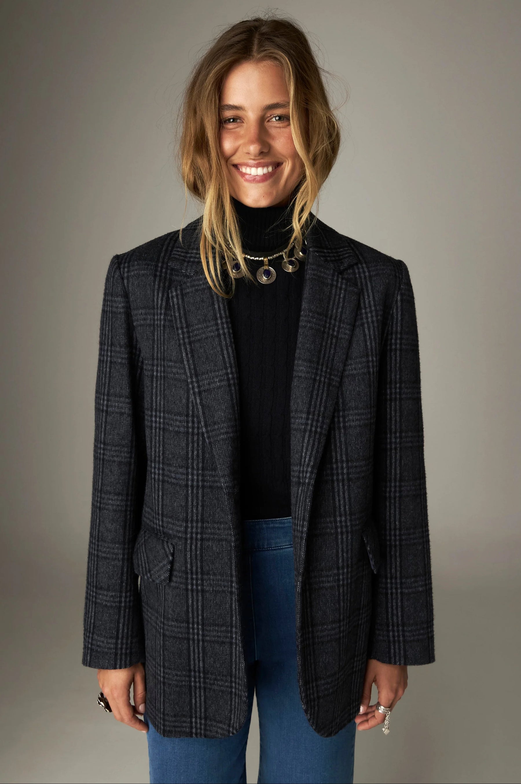 Maison Hotel Camaron Blazer - Dark Grey