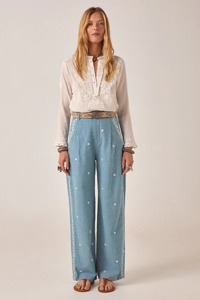 Maison Hotel Gabriela Bilbao Blouse in Off White