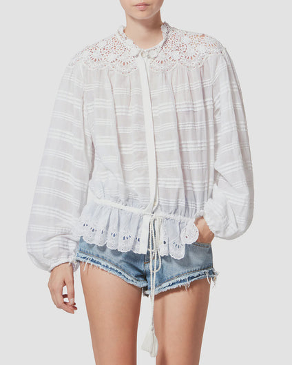 Marant Etoile Polly Blouse in White