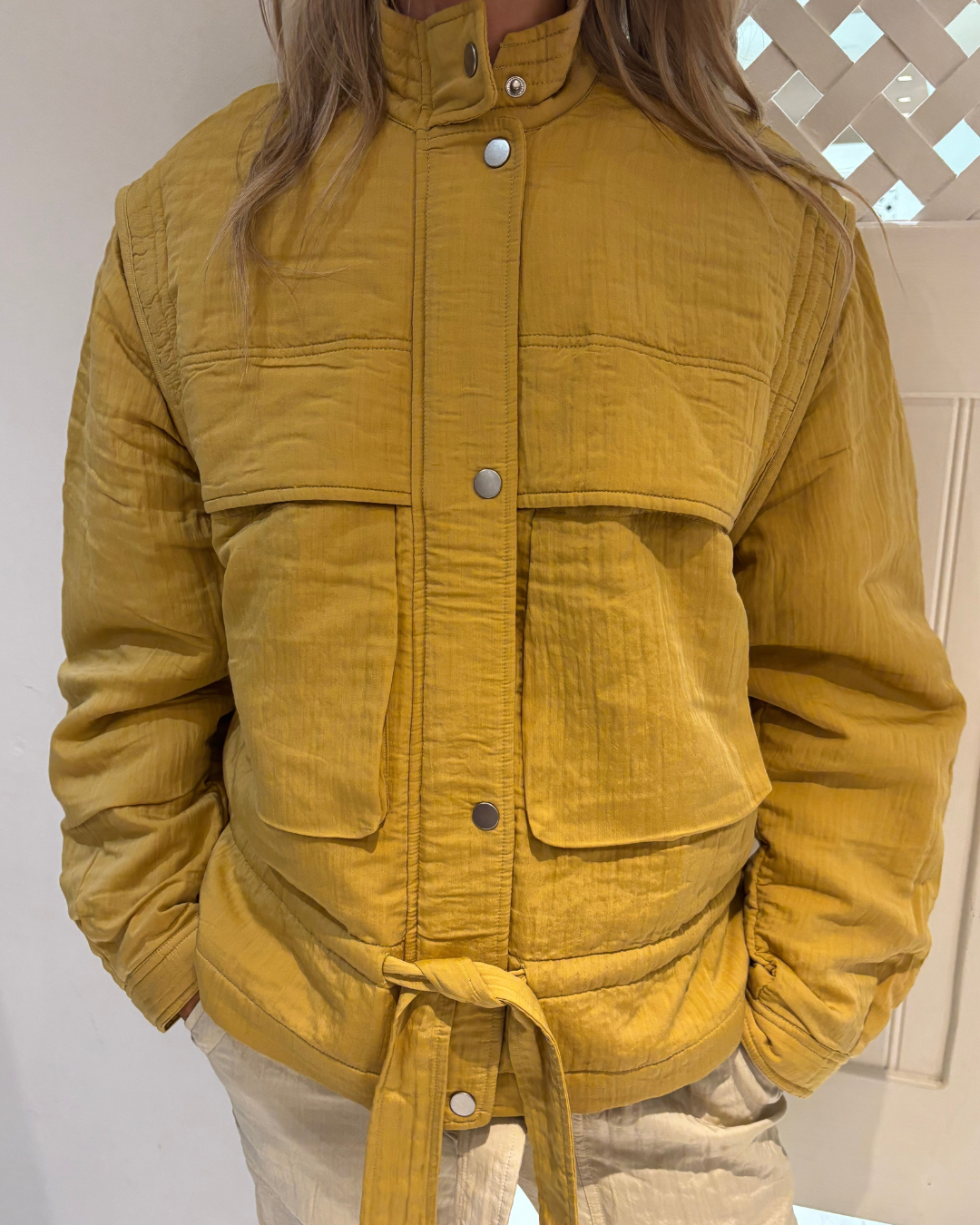 Marant Etoile Blandina Jacket in Saffron