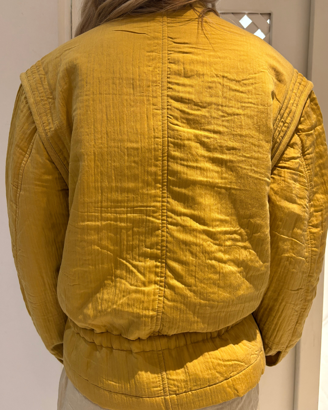 Marant Etoile Blandina Jacket in Saffron 4