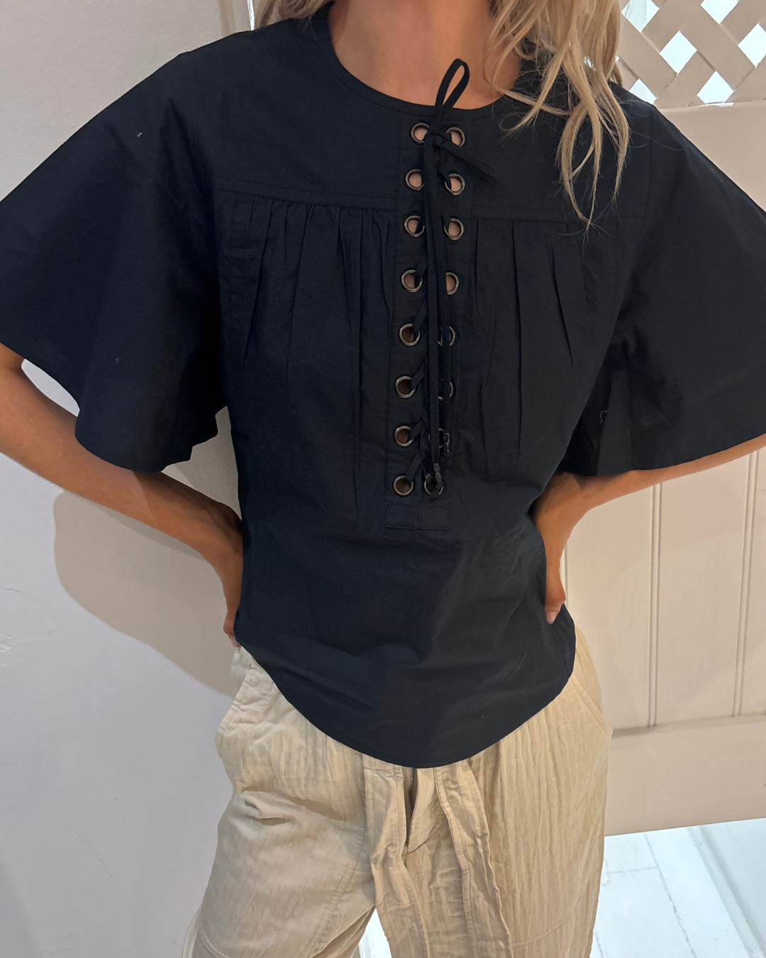 Marant Etoile Dianga Tops in Black