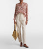 Marant Etoile Kylea Dotted Cutwork Trousers - Beige