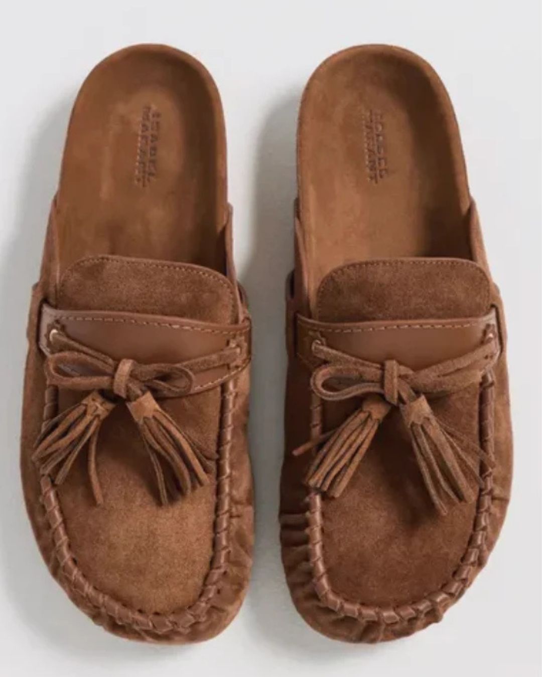 Marant Etoile Malvin Tassel Slip On - Cognac