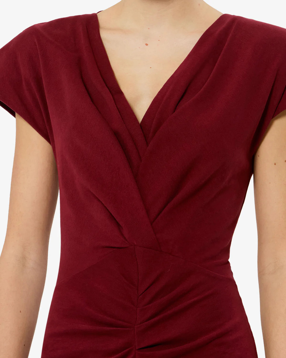 Marant Etoile Nadra Dress - Dark Burgundy