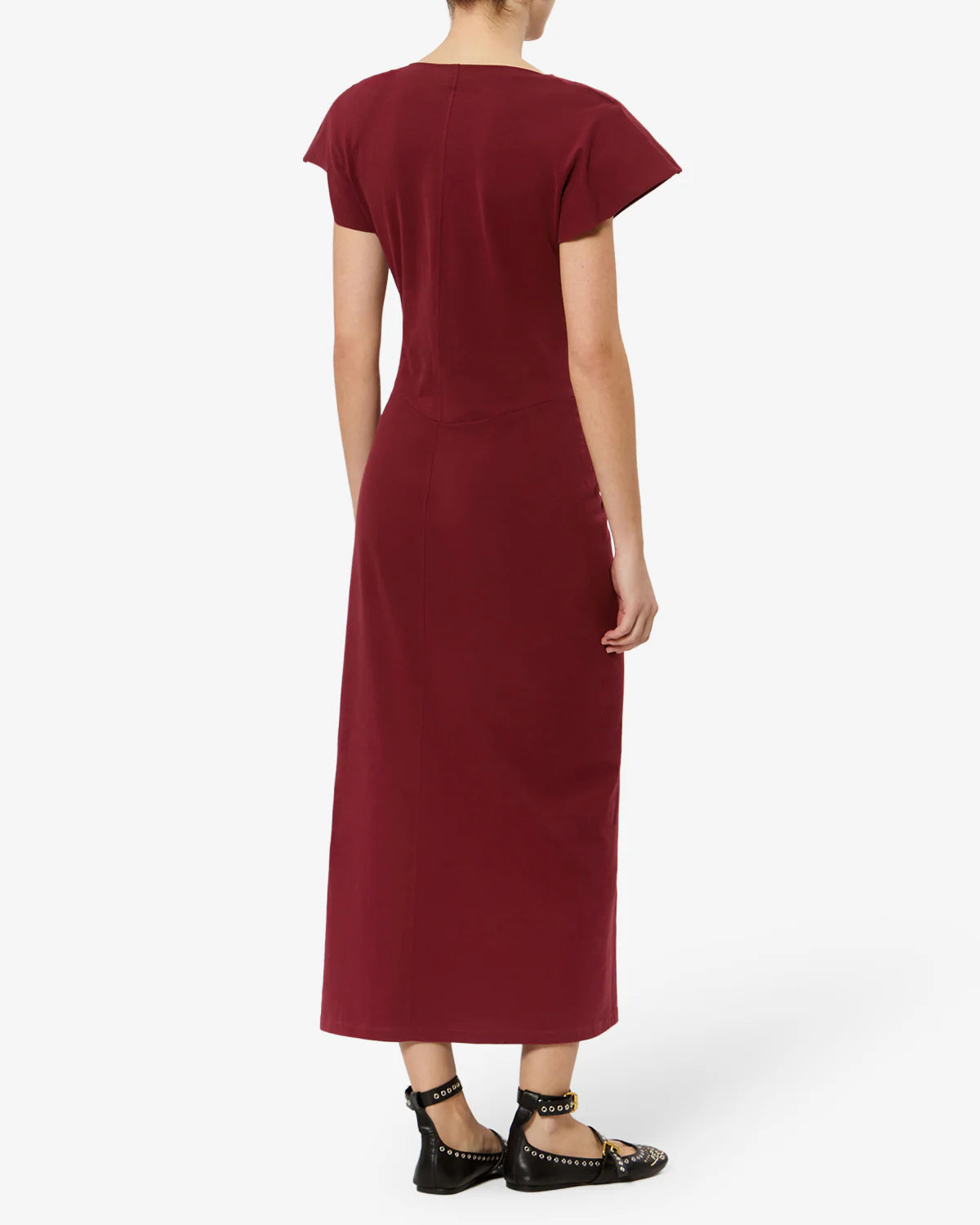 Marant Etoile Nadra Dress - Dark Burgundy