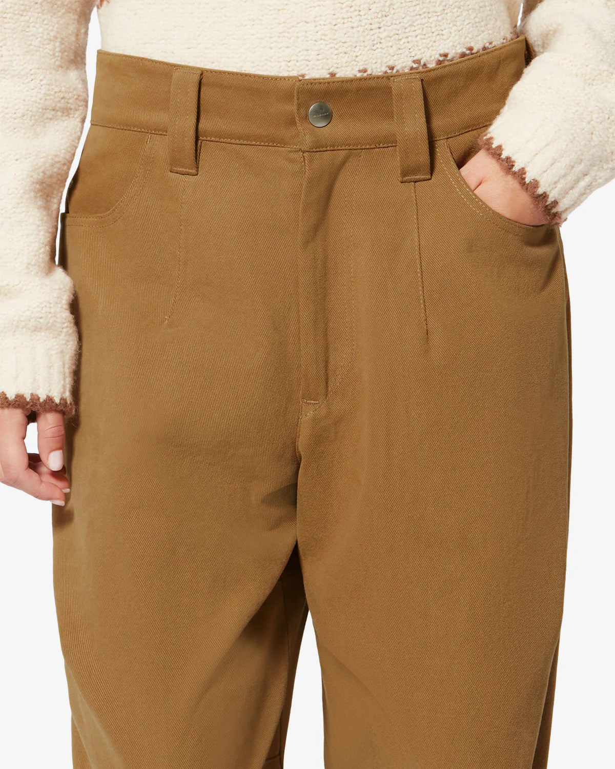 Marant Etoile Opalyna Trousers in Camel