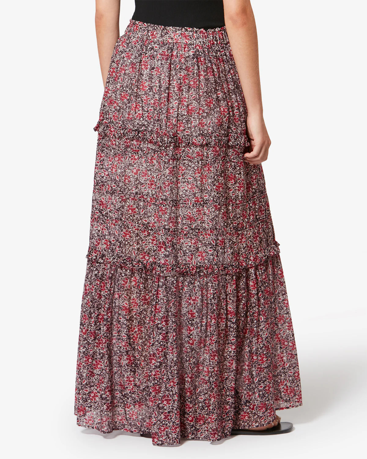 Marant Etoile Volomia Skirt in Crushed Berry