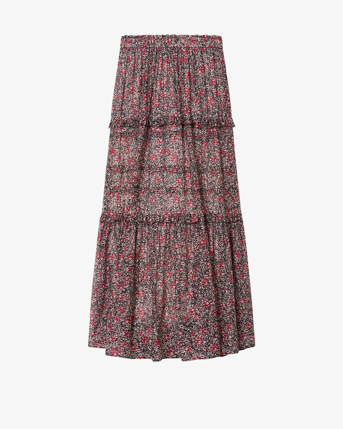 Marant Etoile Volomia Skirt in Crushed Berry