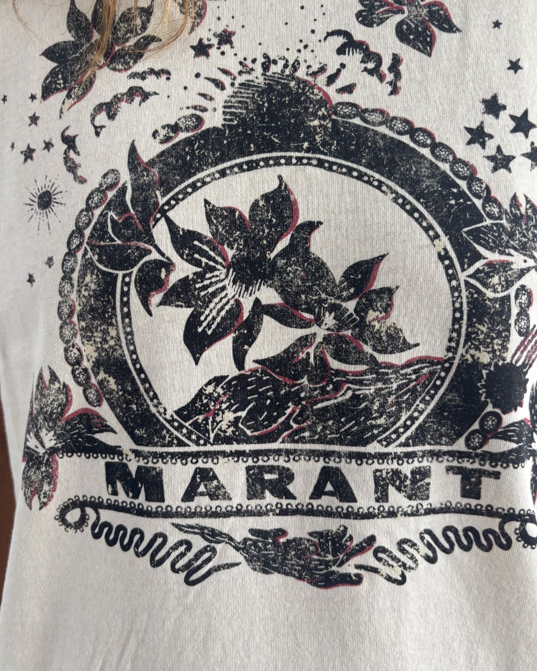 Marant Etoile Zewel Tee - Ecru