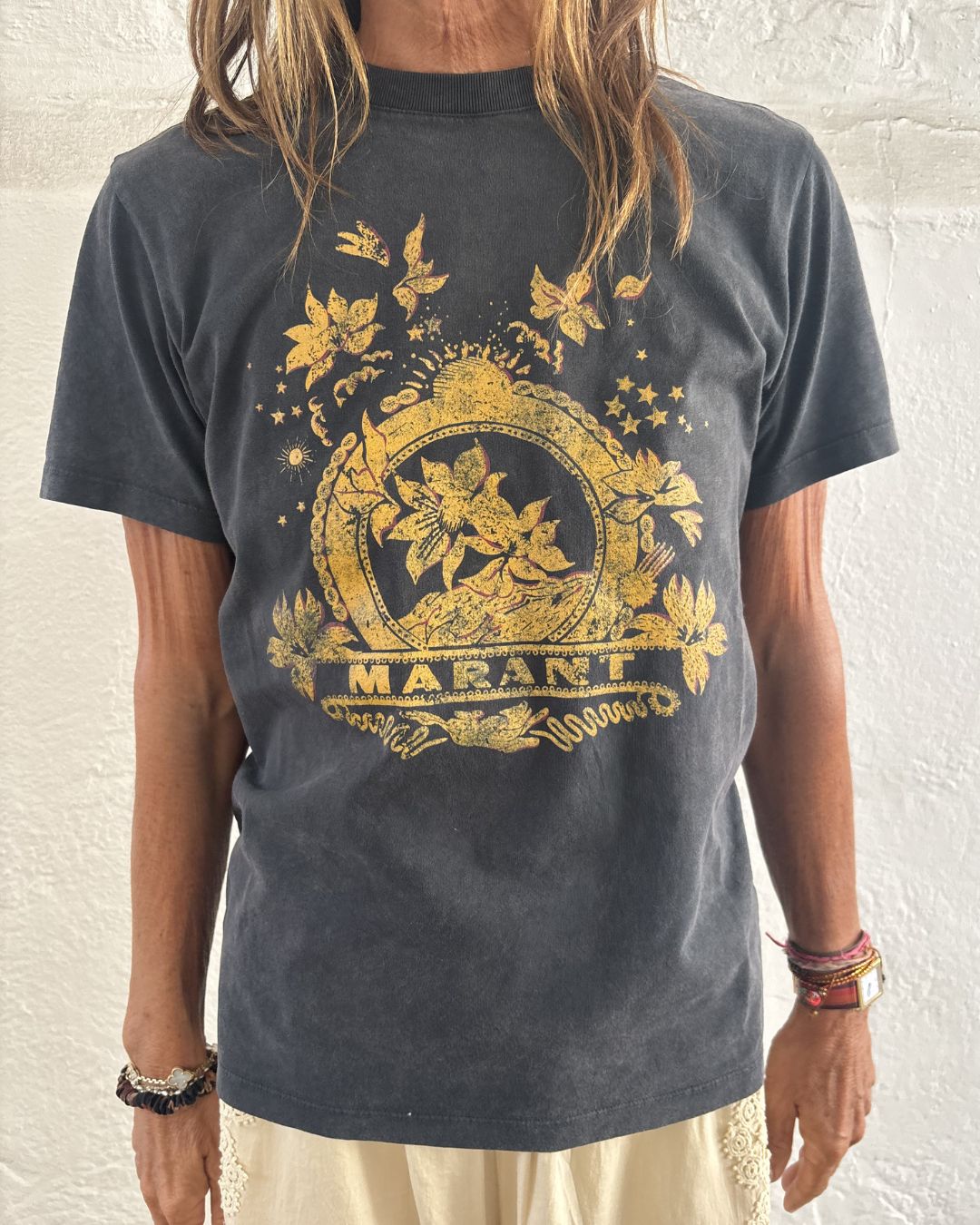 Marant Etoile Zewel Tee - Faded Black