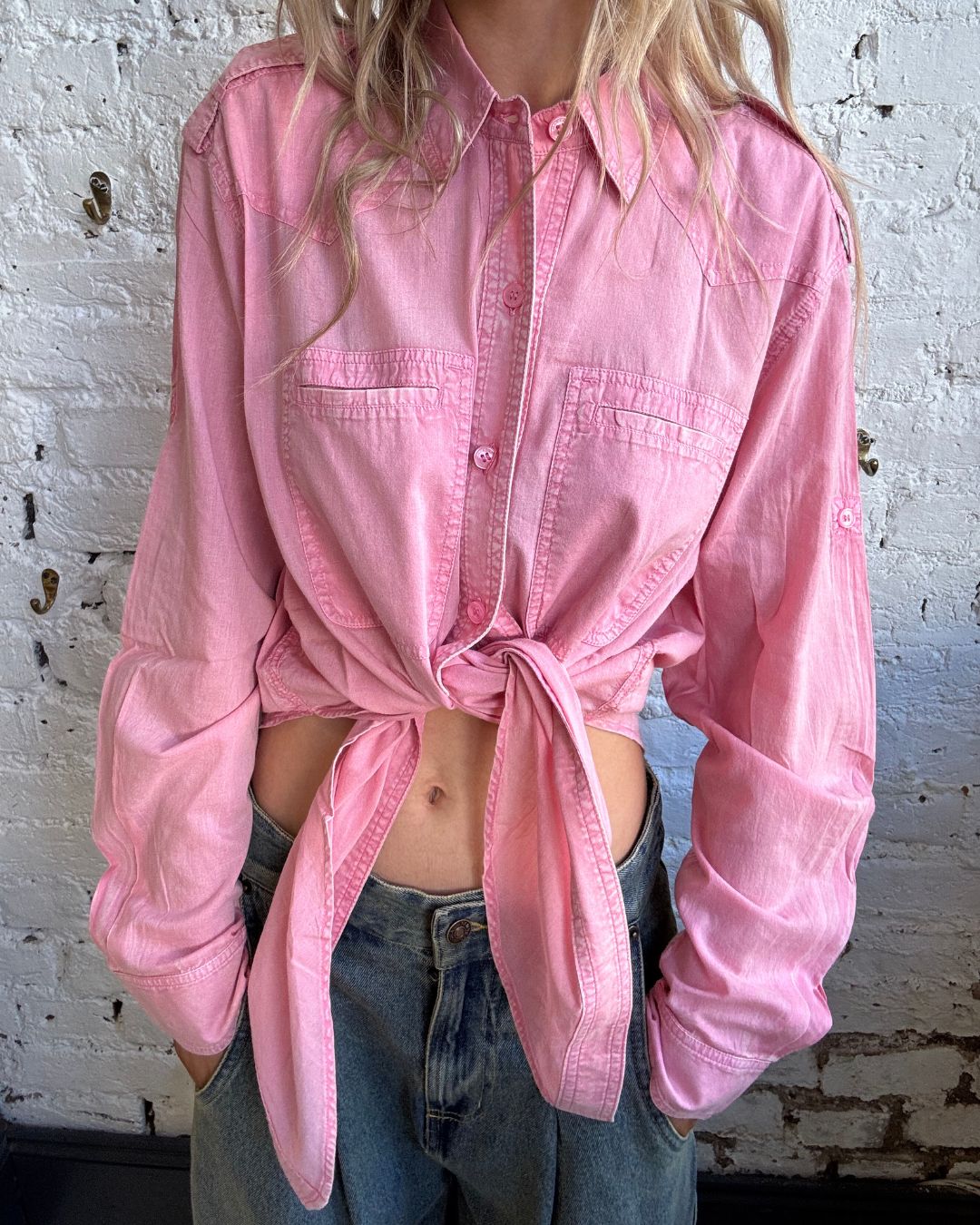 Marant Etoiler Valiane Shirt in Bubblegum