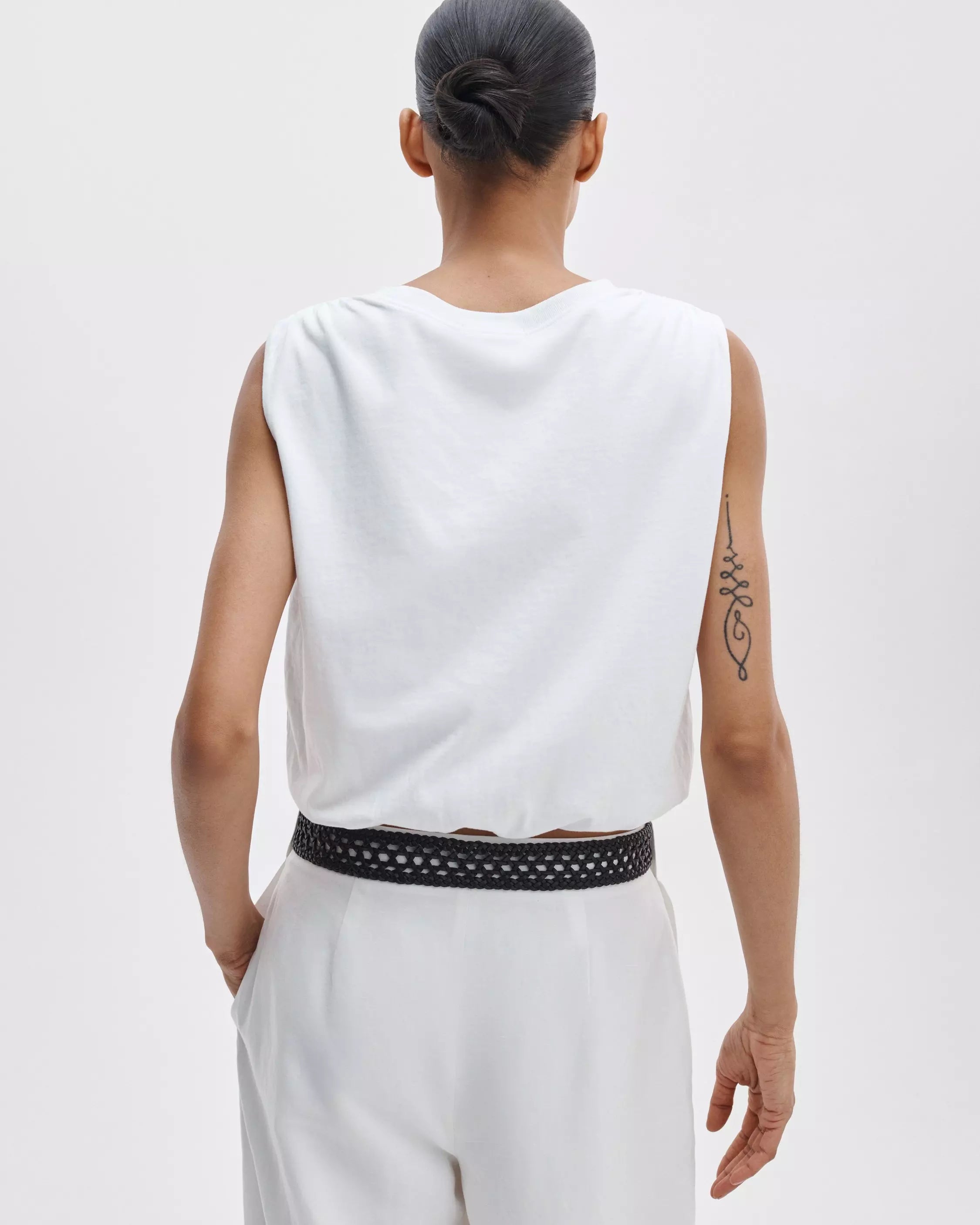 Rag & Bone Mica Bubble Top - White