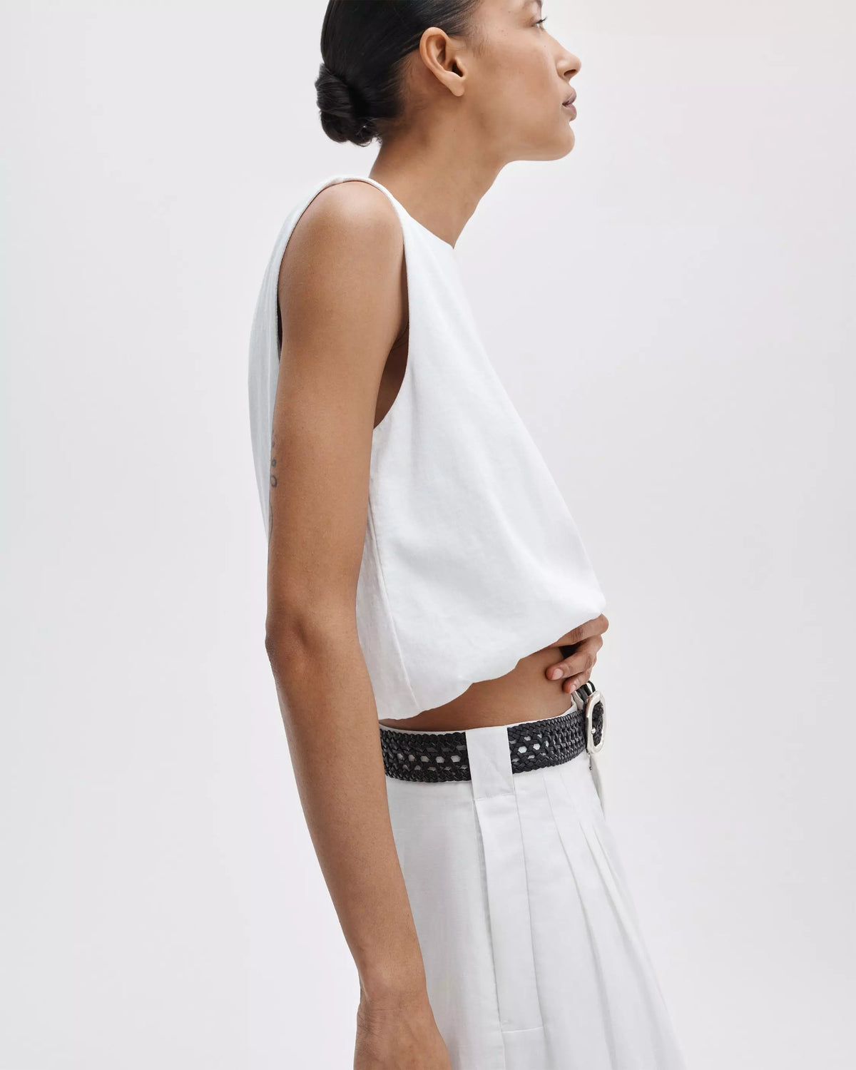 Rag & Bone Mica Bubble Top - White