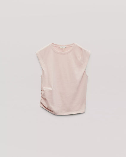 R&B Mica Cropped Tank in Dusty Rose