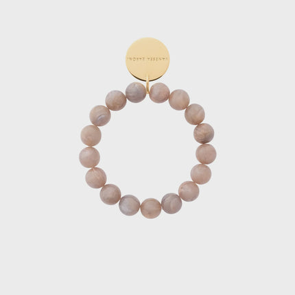 Vanessa Baroni Mini Beads Flex Bracelet Biancone Marble