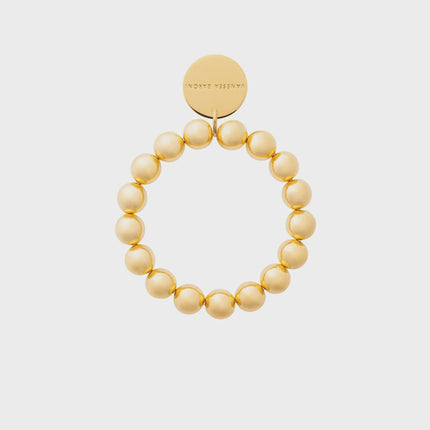 Vanessa Baroni Mini Beads Flex Bracelet in Gold