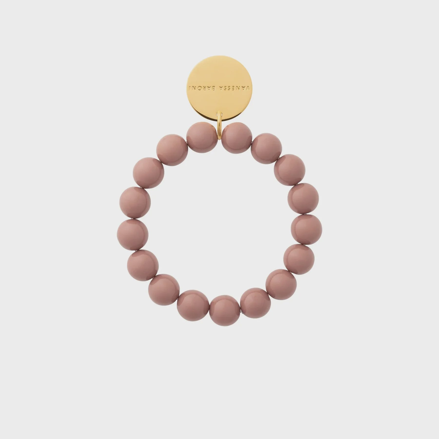 Vanessa Baroni Mini Beads Flex Bracelet Mocha  Mouse