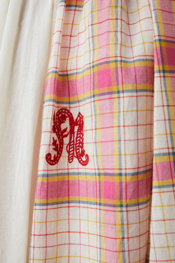 Moismont Alphabet 825 Scarf in Pop Pink