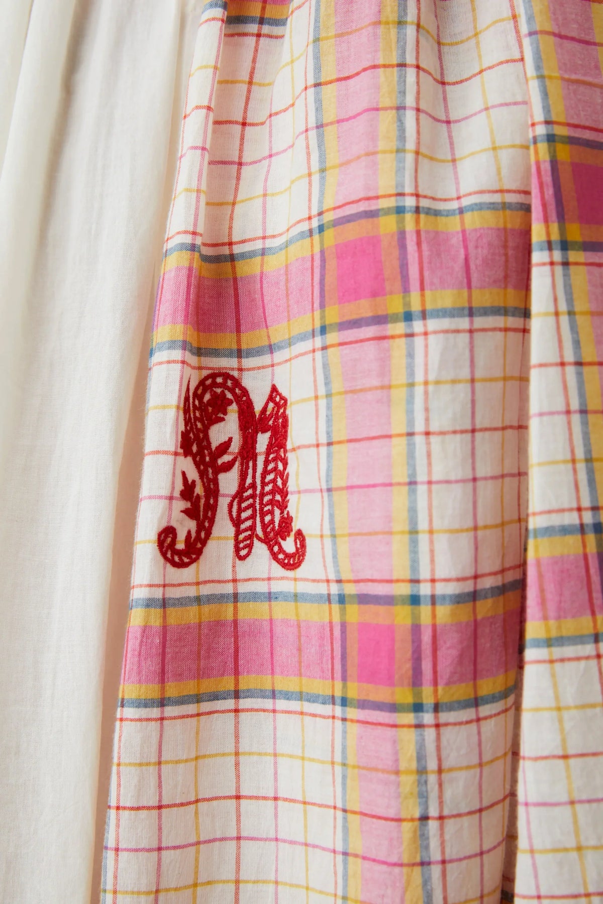 Moismont Alphabet 825 Scarf in Pop Pink