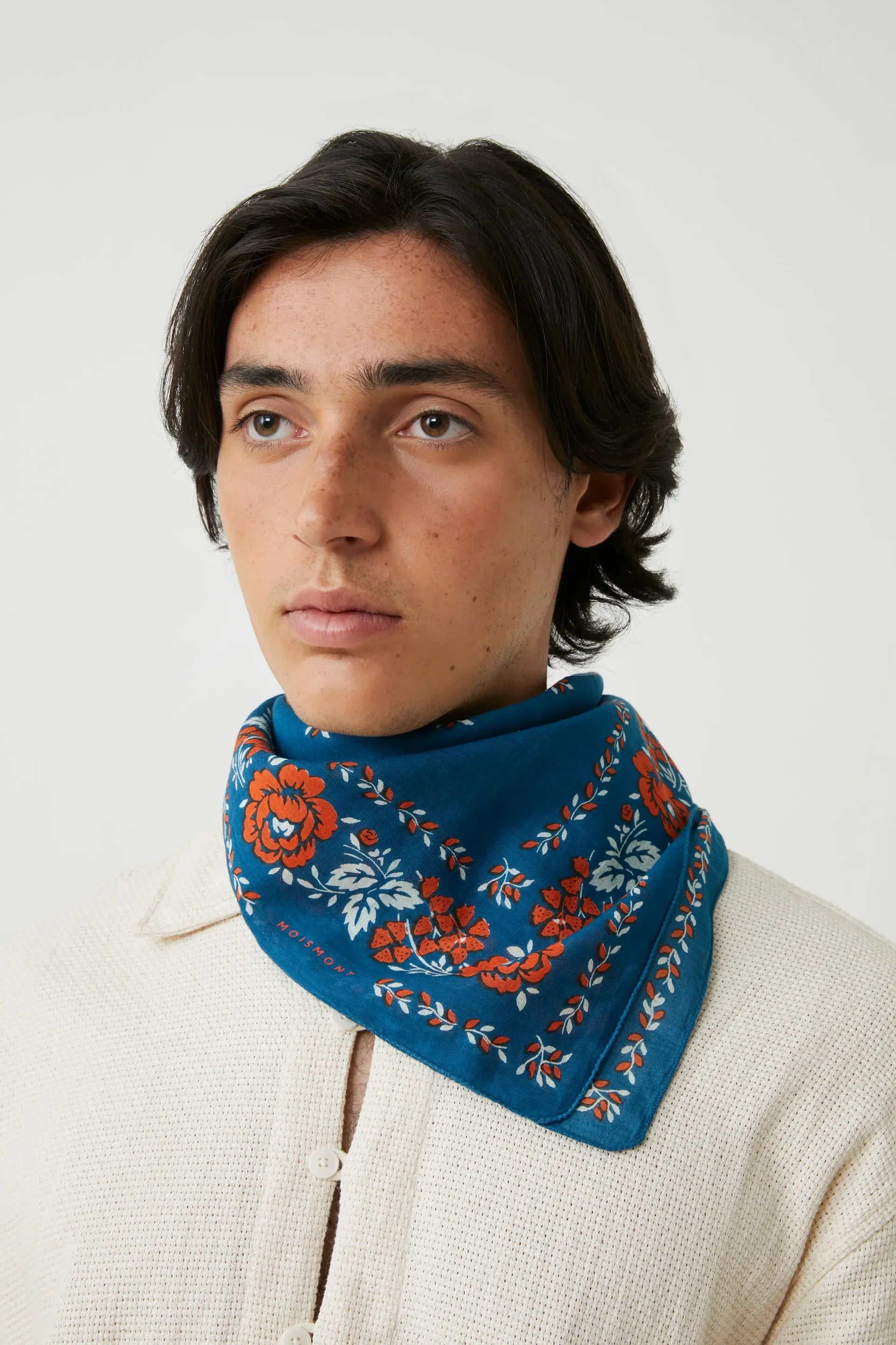Moismont Fichu 652 Scarf in Indigo