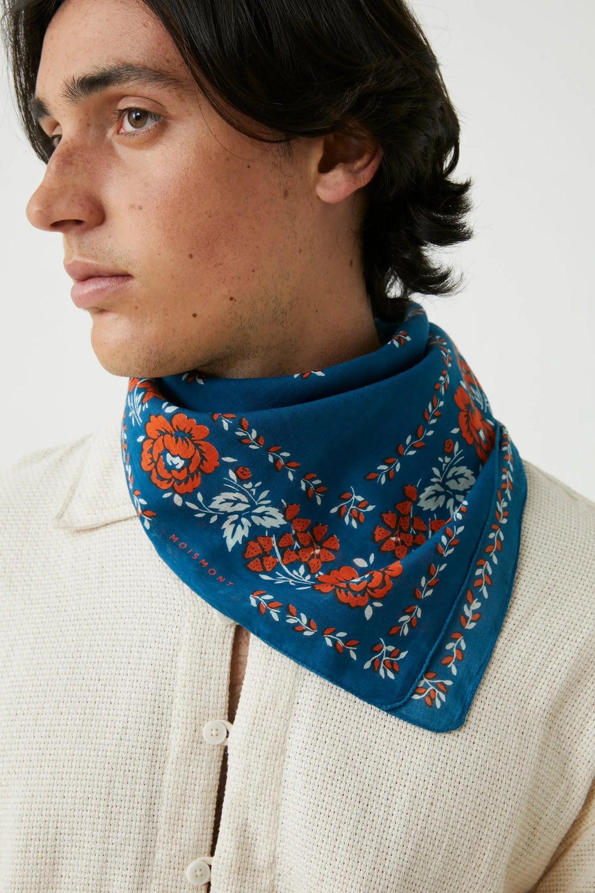 Moismont Fichu 652 Scarf in Indigo