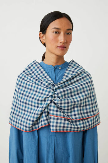 Moismont Rossignol 769 Scarf in Indigo