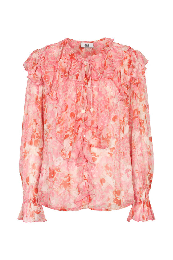 Moliin Helena Top in Coral Blush