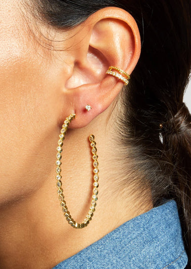 Mya Bay Great Infinity Hoops- Gold