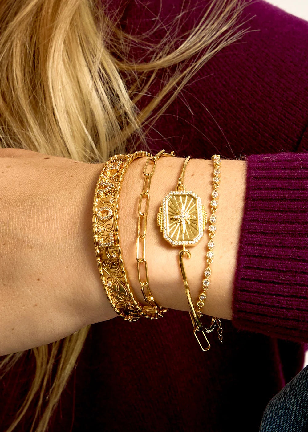 Mya Bay Infinity Bracelet - Gold