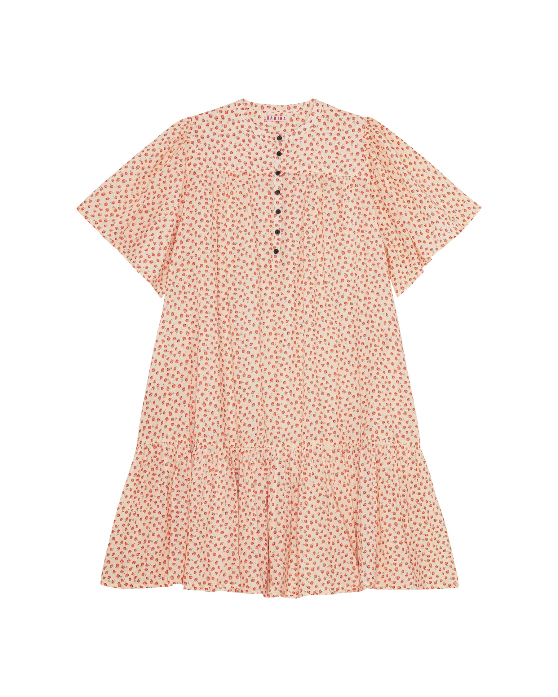 HABIBA New Dawn Babydoll Dress in Berry