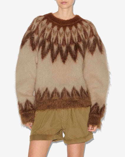 Marant Etoile Natania Pullover in Rust