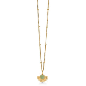 You added <b><u>ENAMEL Soleil Necklace in Dusty Green</u></b> to your cart.