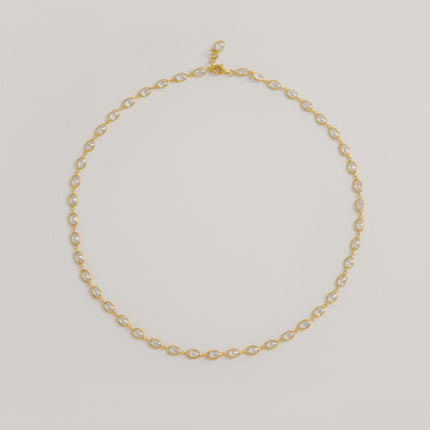 Freya Rose Oval Frames Necklace